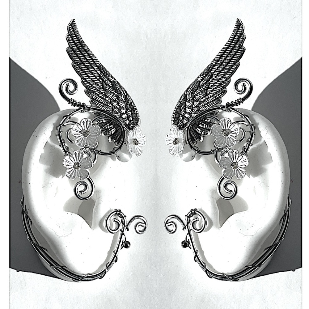 Elf ears elvin earrings silver